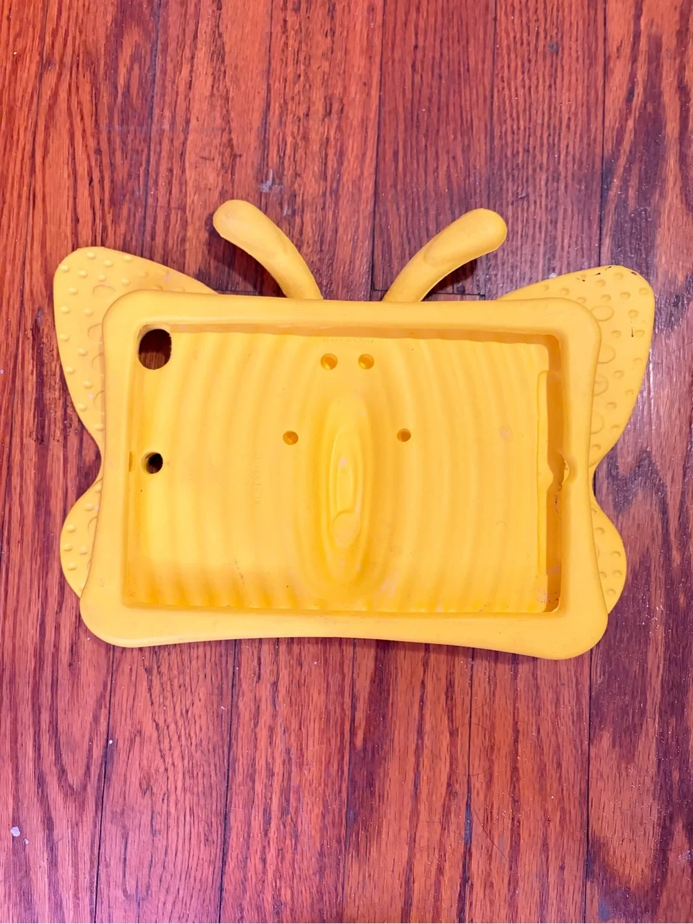 Yellow Butterfly Kids Tablet Case - Durable Protective Cover